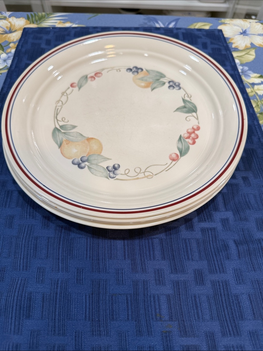Corelle Abundance set of four 10.25" Dinner Plates